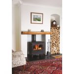 Croft Clearburn Small 8kw Profiled or Rolled Edge Top Woodburner