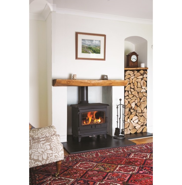 Croft Clearburn Small 8kw Profiled or Rolled Edge Top Woodburner