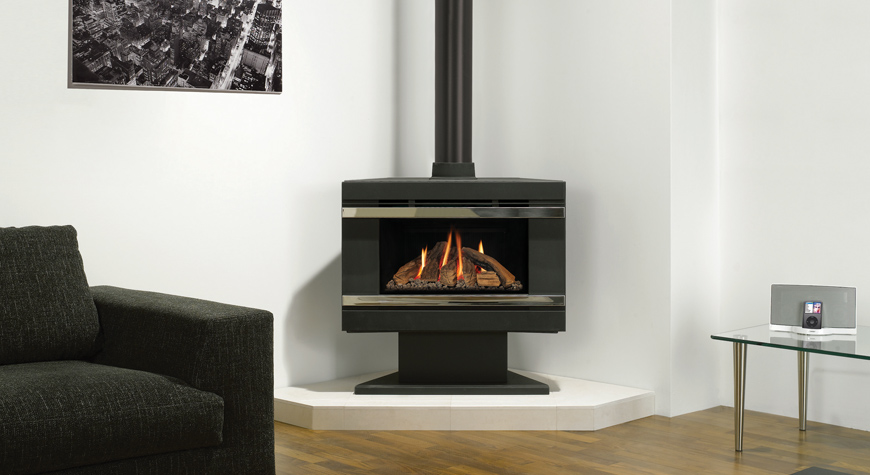 Riva F67 Pedestal Gas - Fireplace Warehouse Andover